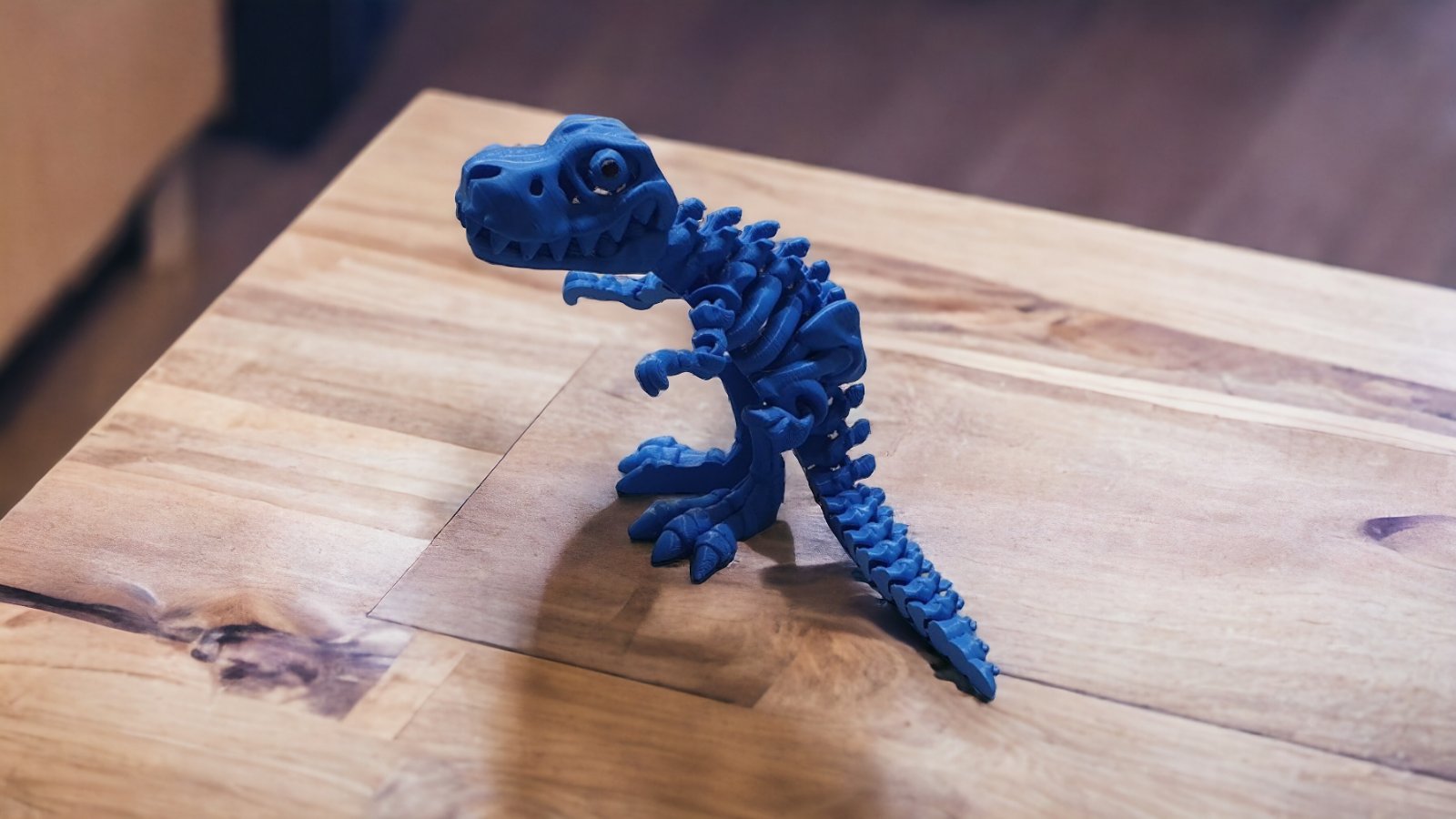 Dinosaur T-REX modrý